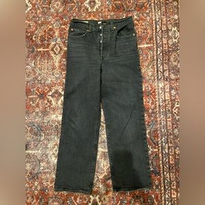 Levis Ribcage Straight Jeans